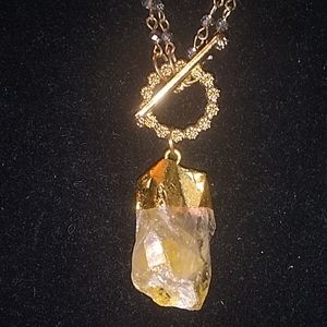 GLAMOROUS!/YELLOW CITRINE NECKLACE ❤️😊